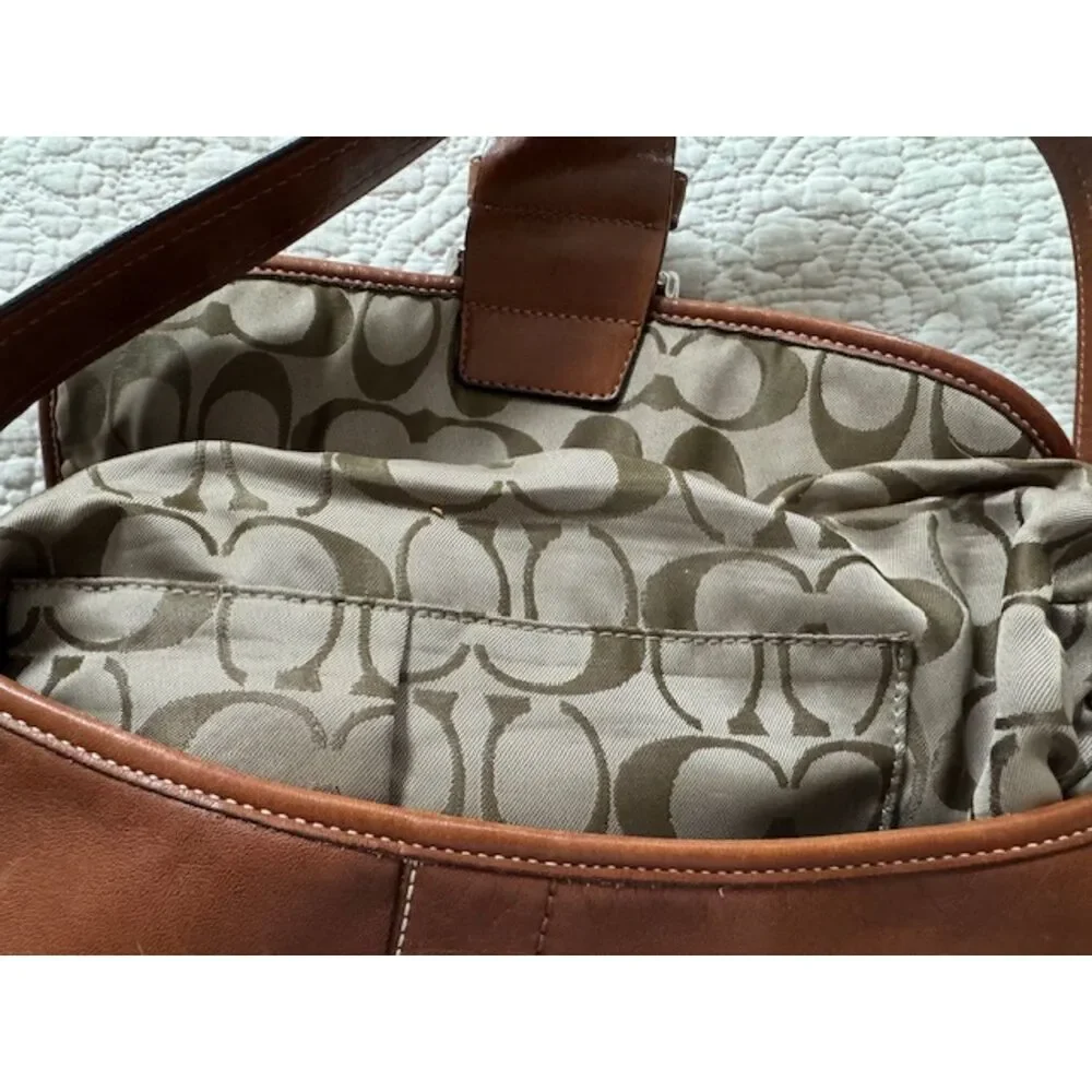Coach F10910 Vintage Soho Y2K Brown Leather Buckle Shoulder Bag - Picture 7 of 10
